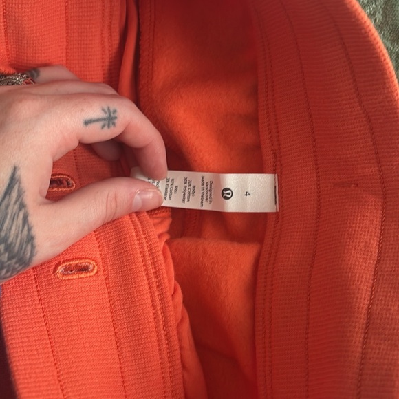lululemon  Bright Orange Sweatpants - Picture 2 of 5